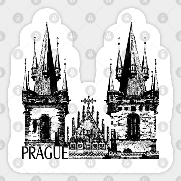 Prague Sticker by TravelTs